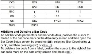 74 Création d'une étiquette de code-barres