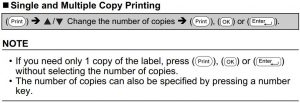 FIG 83 Impression de copies simples et multiples