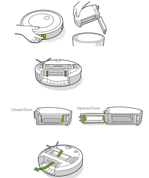 iROBOT Roomba j7+ Robot Aspirateur - Capteurs de bacs pleins