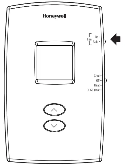 Honeywell PRO 1000 Series TH1100DV1000 Thermostat vertical non programmable - fig 3