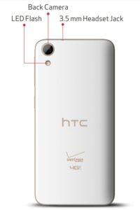 Vue arrière du HTC Desire 626
