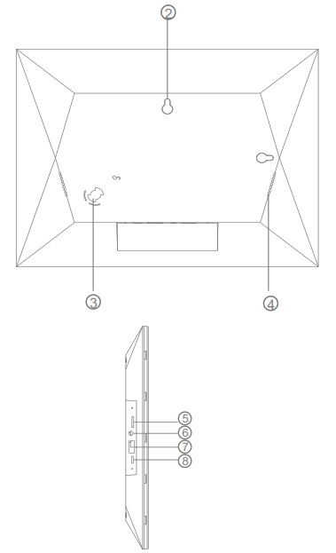 NexFoto NF W10C 10 1 Cadre photo numérique intelligent - CARACTÉRISTIQUES DU CADRE 2