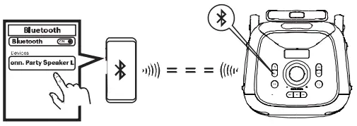 Connectez votre Party Speaker sans fil