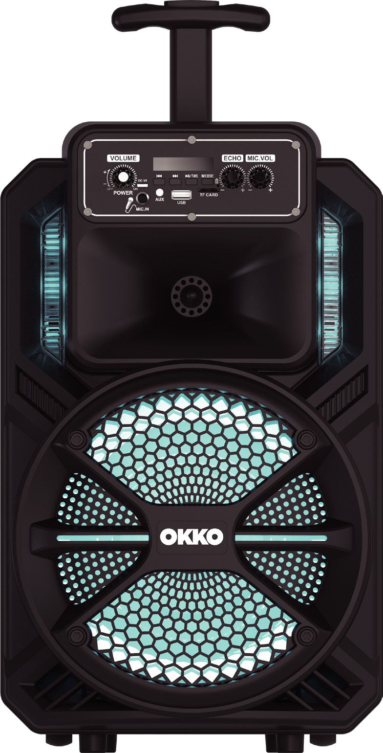 OKKO 8027HD Enceinte LED Super Bass - Couverture