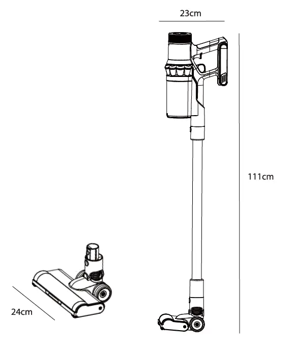 BELIFE V11 Aspirateur sans fil-15