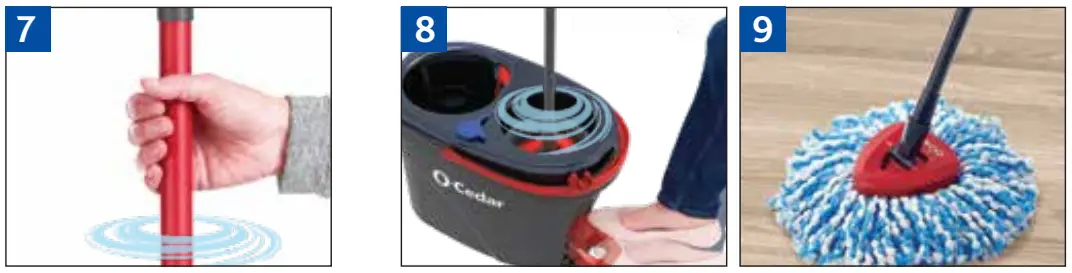 O-Cedar 35003355 Spin Mop System fig 55