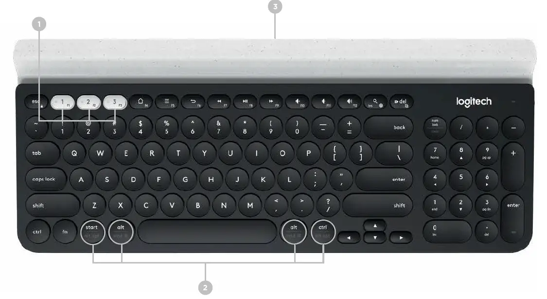 Logitech K780 Multi Device Keyboard 2