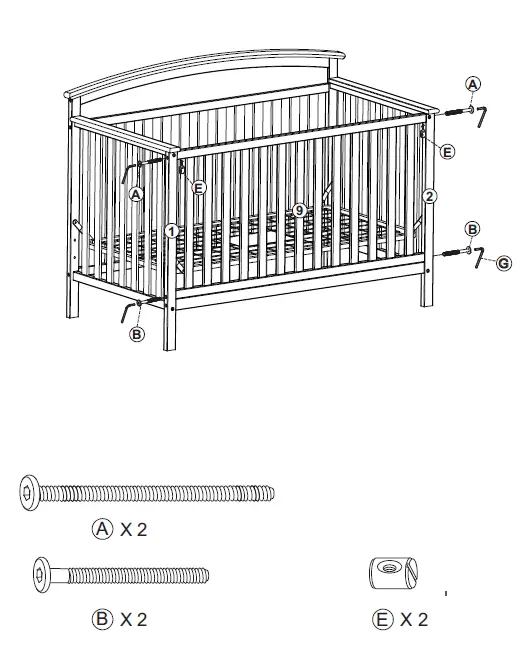 Lit d'enfant convertible Graco-benton-fig-28