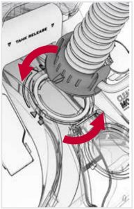 Instructions pour le retrait du tuyau