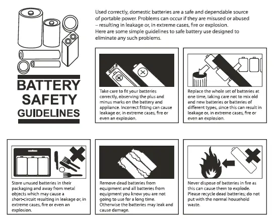 Onn-Soundbar-User-Manual-Battery-Safety (en anglais)