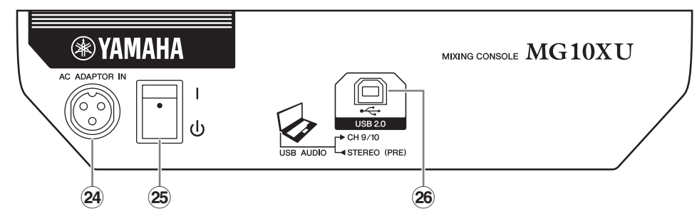 YAMAHA MG10XU Table de mixage stéréo à 10 entrées avec effets-fig8