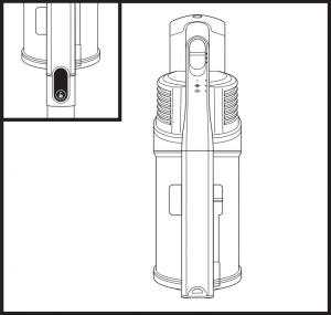 MODE DE NETTOYAGE - ASPIRATEUR PORTATIF AU-DESSUS DU SOL