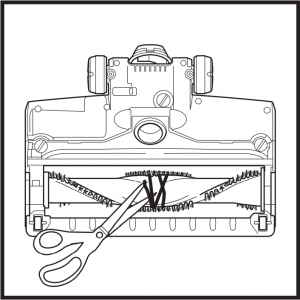 NETTOYAGE D'UN ROULEAU DE BROSSE STANDARD