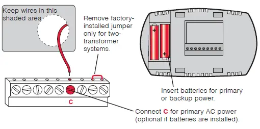 Honeywell FocusPRO 5000 Series Non-Programmable Digital Thermostat Manual 3