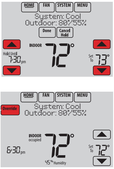 Honeywell TH8110R1008 Vision PRO 8000 Touch - usage commercial