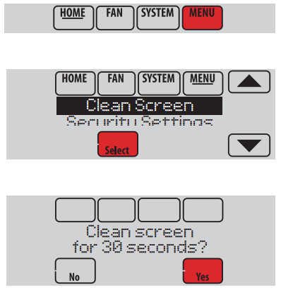 Honeywell TH8110R1008 Vision PRO 8000 Touch - écran de thermostat