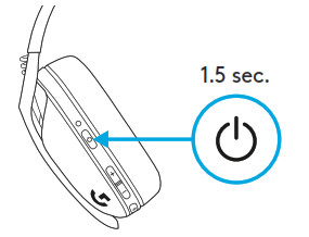 logitech G435 Casque de jeu sans fil Bluetooth ultra léger - LIGHTSPEED CONNECTION 2