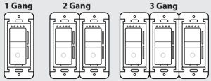 FEIT Electric DIM SMART 2 Wi Fi Smart Dimmer - multi gang