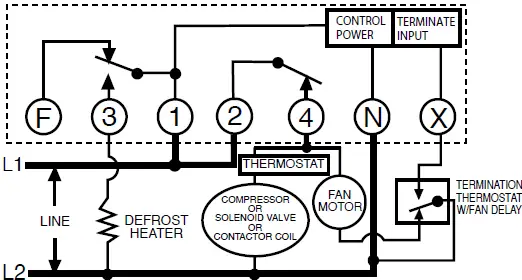 Série INTERMATIC-DTAV40-températures-pressions-initiées ou tensions-automatiques-40A-températures-de-dégivrage-FIG-11