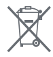 Instructions du thermomètre frontal intelligent sans contact kinsa QuickScan - Icône d'élimination