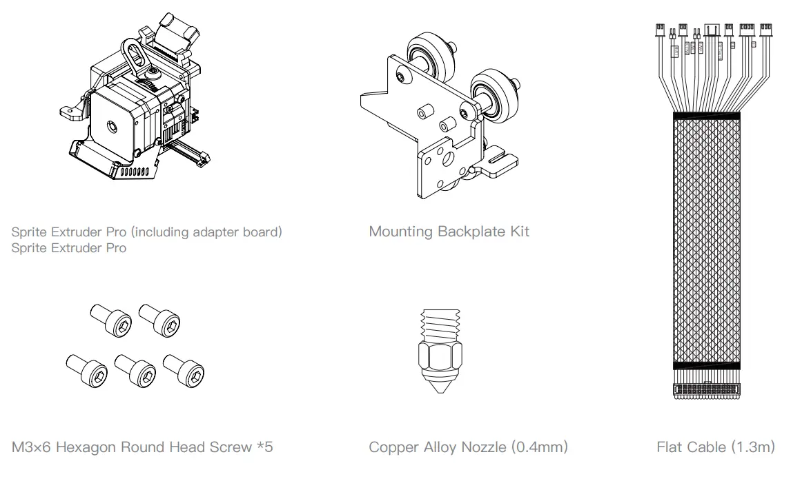 Kit Creality Sprite Extruder Pro