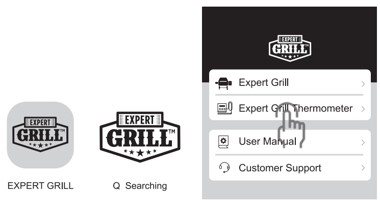 EXPERT GRILL EG 2PROBE Bluetooth Thermometer - instruction