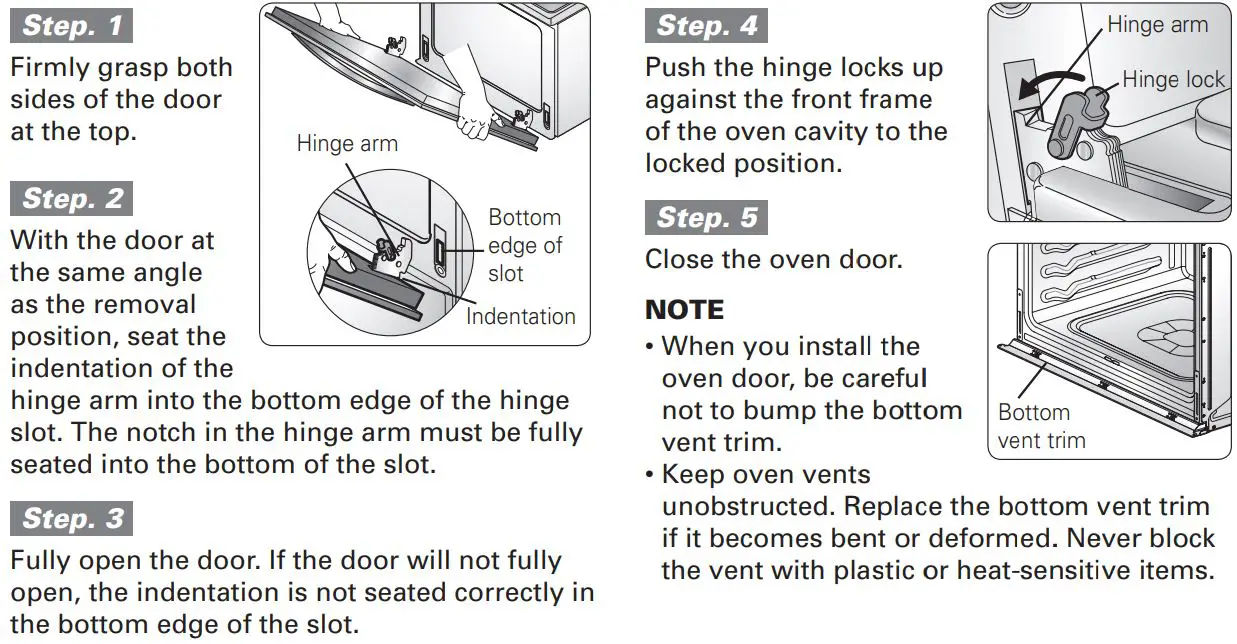 Guide d'installation du four mural combiné LG LWC3063ST - INSTALLATION DANS L'ARMOIRE