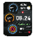 Montre de sport intelligente Glory Fit - Interface principale