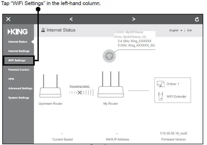 KING KWM2000 Wi-Fi Extender fig 12