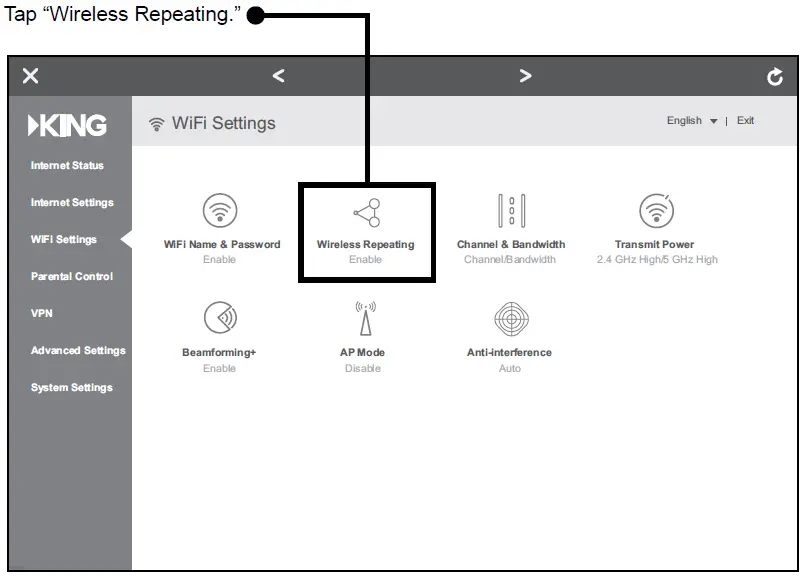 KING KWM2000 Wi-Fi Extender fig 13