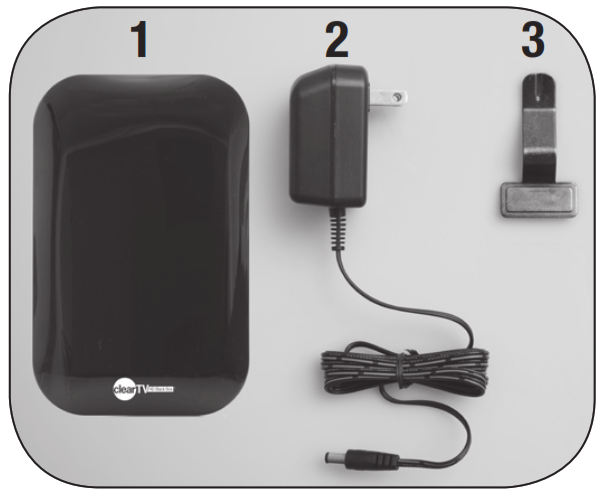 clear TV X-74 HD TV Digital Indoor Antenna Instructions - INCLUDE DANS L'EMBALLAGE