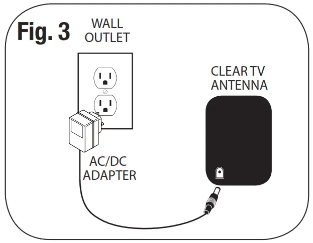 clear TV X-74 HD TV Digital Indoor Antenna Instructions - Fig3