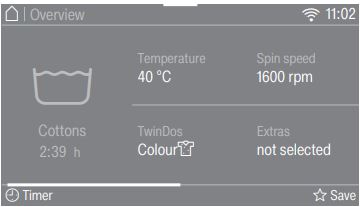 Manuel d'utilisation du lave-linge Miele - Mobile Control