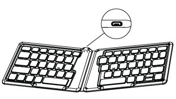 Targus AKF003US Wireless Folding Keyboard fig 1