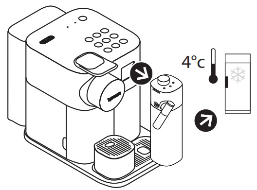 Machine à café DeLonghi Nespresso Lattissima - Système Cappuccino Rapide