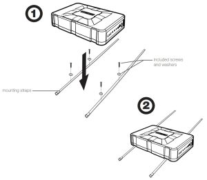 KICKER Hideaway Powered Subwoofer Enclosure HS8- Hideawa