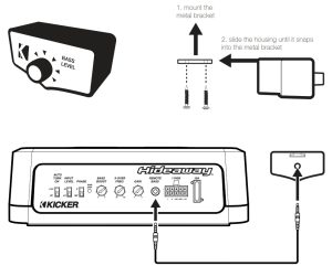 KICKER Hideaway Powered Subwoofer Enclosure HS8- Subwoofer Enclosure