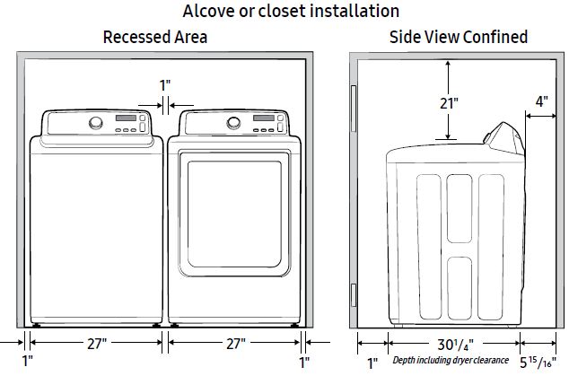 Spécifications d'installation