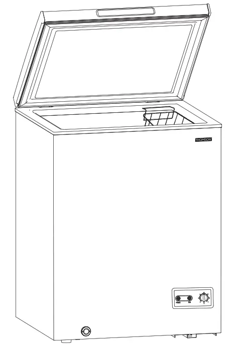 THOMSON TFRF520-F-SM TFRF710-G-SM Congélateur coffre -