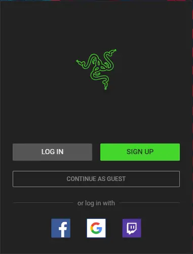 réinstallation de Razer Synapse