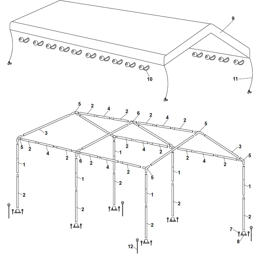 CoverPro-10x20-Portable-Car-Canopy-11