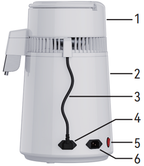 VEVOR YMK40207A 750W Machine à eau distillée D