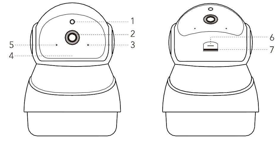 Caméra de sécurité sans fil Victure PC540 FIG1