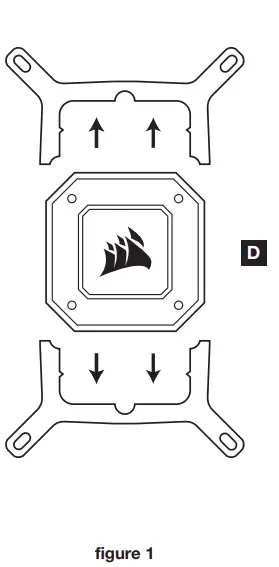 CORSAIR iCUE H100i -AMD (AM3AM4) SUPPORT DE MONTAGE A