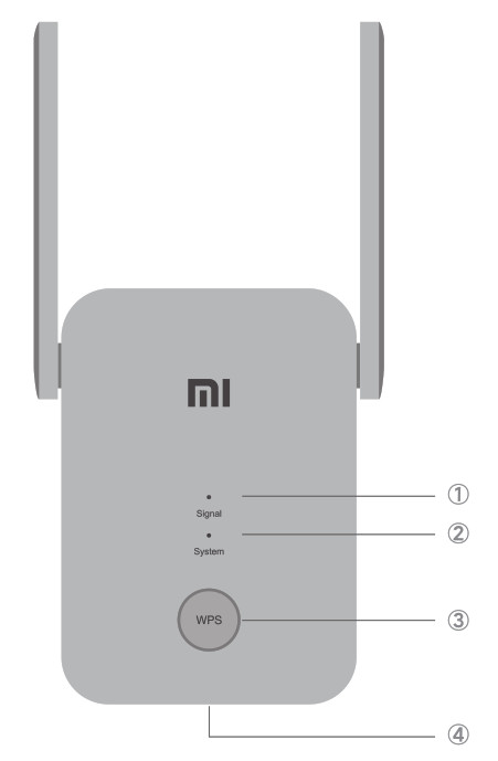 Xiaomi RA75 WiFi Range Extender AC1200