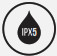 Résistance à l'eau IPX5