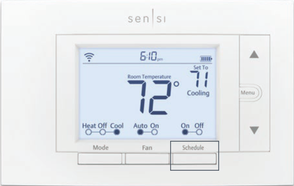 Thermostat intelligent sensi -15