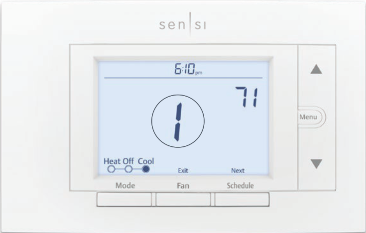 Thermostat intelligent sensi -29
