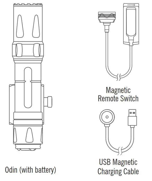 OLIGHT Usb Magnetic Charging Cable - DANS LE BOÎTIER