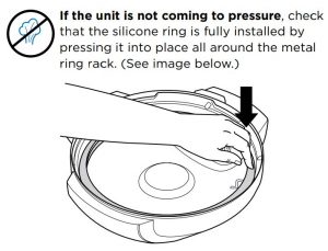 FIG 4 Conseils pour la cuisson sous pression